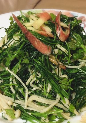 止まらん！おかひじき・エノキ・茗荷・シソ-レシピのメイン写真