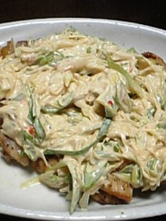 鶏肉のピリ辛マヨネギソースのっけ☆-レシピのメイン写真