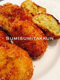 コーンスープでコーンクリームコロッケ♡-レシピのメイン写真