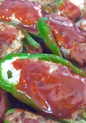 ピーマンの肉詰め-レシピのメイン写真