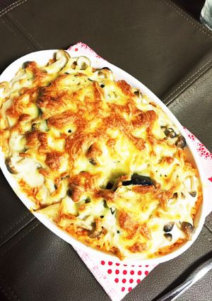 フライパン1つで!!ナスとしめじのドリア-レシピのメイン写真