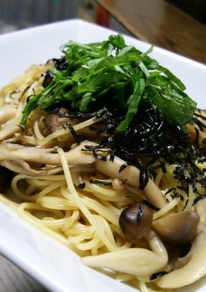 キノコたっぷり和風パスタ-レシピのメイン写真