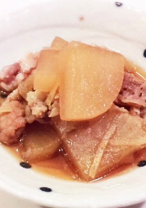 豚の小間切れ肉と大根の角煮風-レシピのメイン写真