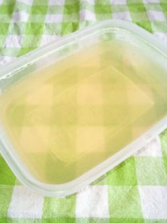 ずぼらデザート♪ふるふる寒天りんごゼリー-レシピのメイン写真