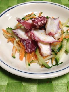 タコの胡麻わさびあえ-レシピのメイン写真