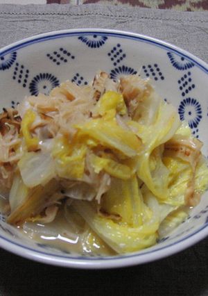 白菜のホタテバター煮-レシピのメイン写真