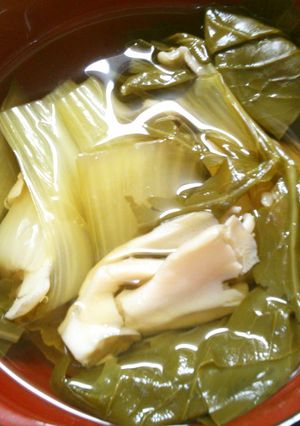 簡単！朝食 チンゲン菜と舞茸の お吸い物-レシピのメイン写真