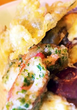 カニカマ入りちくわの磯辺揚げ-レシピのメイン写真