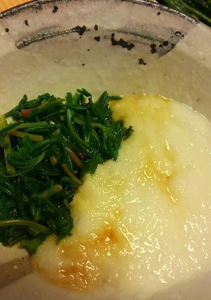 栄養たっぷり　おかひじきのやまかけ-レシピのメイン写真