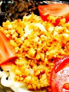 【15分】酢でさっぱりトマト肉味噌うどん-レシピのメイン写真