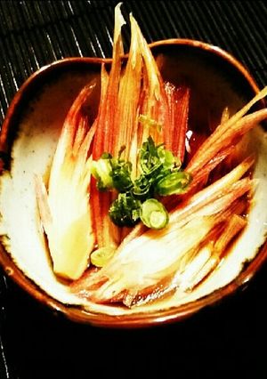 薬味をたべる！夏バテ防止 茗荷のおひたし-レシピのメイン写真