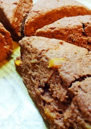 オレンジピール入り♪チョコ風味スコーン-レシピのメイン写真