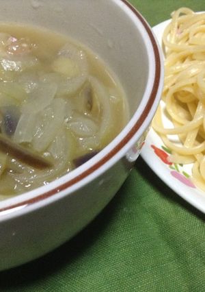 男のコンソメ野菜つけパスタ-レシピのメイン写真