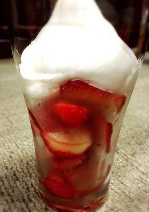 いちごのフローズンデザート-レシピのメイン写真