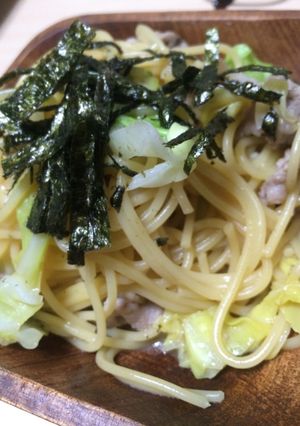 あるもので！ワンポット醤油バターパスタ-レシピのメイン写真