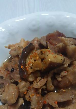 豚すじ肉の筑前煮風-レシピのメイン写真