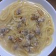 水つけパスタ アサリのスープスパゲッティ