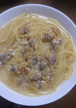 水つけパスタ アサリのスープスパゲッティ-レシピのメイン写真