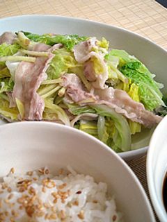 白菜と豚肉の酒蒸し-レシピのメイン写真