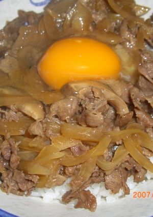 おいしい牛丼-レシピのメイン写真