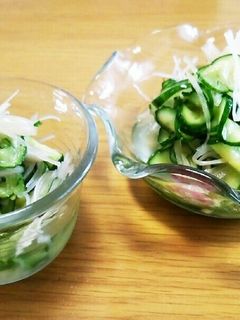 胡瓜とらっきょうの酢の物~☆-レシピのメイン写真
