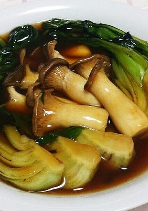 エリンギとチンゲン菜のオイスター炒め-レシピのメイン写真