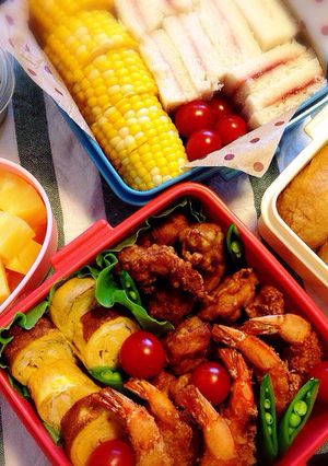運動会のお弁当。2015-レシピのメイン写真