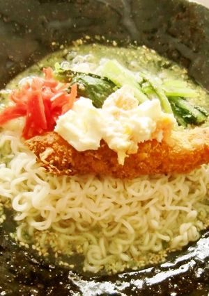 夏!エビフライの冷やし塩ラーメンランチ♪-レシピのメイン写真