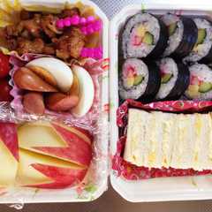 รูปของ 初めての親子遠足お弁当