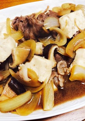 我が家の肉豆腐-レシピのメイン写真