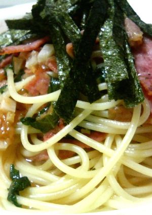 和風ペペロンチーノ梅風味-レシピのメイン写真
