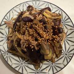 豚肉と茄子の和風炒め-レシピのメイン写真