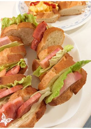 フランスパンサンド-レシピのメイン写真
