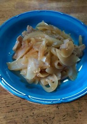 豚肉と玉ねぎだけの炒め物-レシピのメイン写真