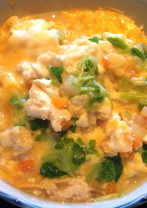 簡単☆5分で1品!優しい豆腐と卵のおかず-レシピのメイン写真