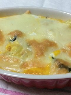 残ったポテサラで♪ポテトグラタン-レシピのメイン写真