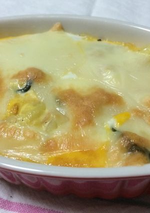残ったポテサラで♪ポテトグラタン-レシピのメイン写真