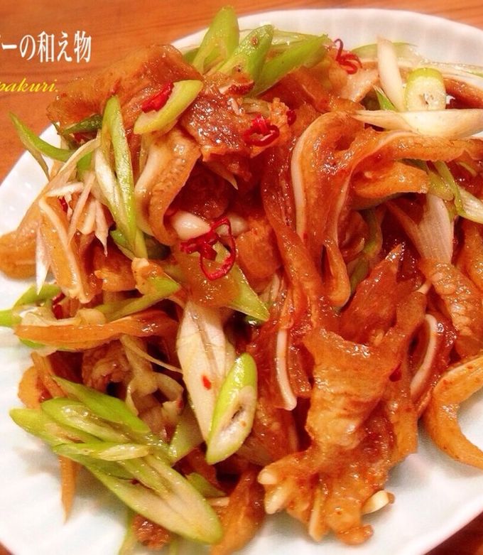 味付けミミガーの和え物 by ぬくぱく。 【クックパッド】 簡単おいしい