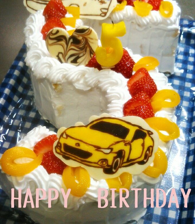 5歳の誕生日ケーキ by 胡麻せんべぃ 【クックパッド】 簡単