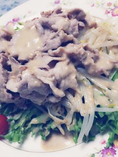 シャキッと冷しゃぶサラダ-レシピのメイン写真