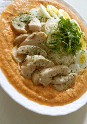 人参のガスパチョ素麺♡-レシピのメイン写真