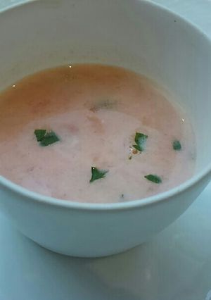 エビ風味のトマトスープ-レシピのメイン写真