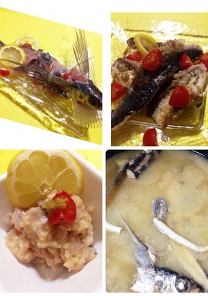 節約？とび魚コース☆刺＊焼＊汁＊なめろう-レシピのメイン写真