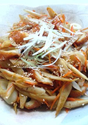 ちくわが主役＊カレー風味のきんぴら-レシピのメイン写真