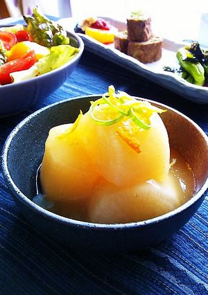 でこん汁(大根)の柚子胡椒餡☆【圧力鍋】-レシピのメイン写真