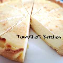 A picture of 絶品♡チーズケーキ 中身とまわりの生地別.