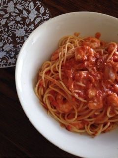 海老のトマトクリームパスタ-レシピのメイン写真
