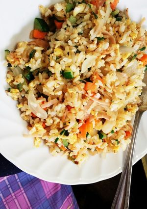 半端野菜ごちゃ混ぜチャーハン-レシピのメイン写真