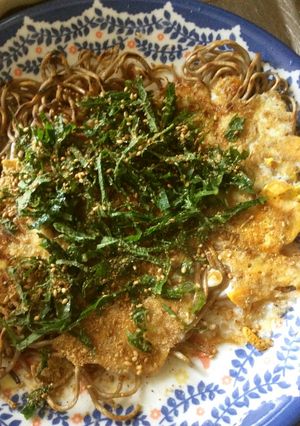 簡単和そばのフライパン焼き-レシピのメイン写真