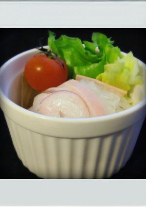 ■カット野菜■ハムのマリネ簡単サラダ☆昼-レシピのメイン写真
